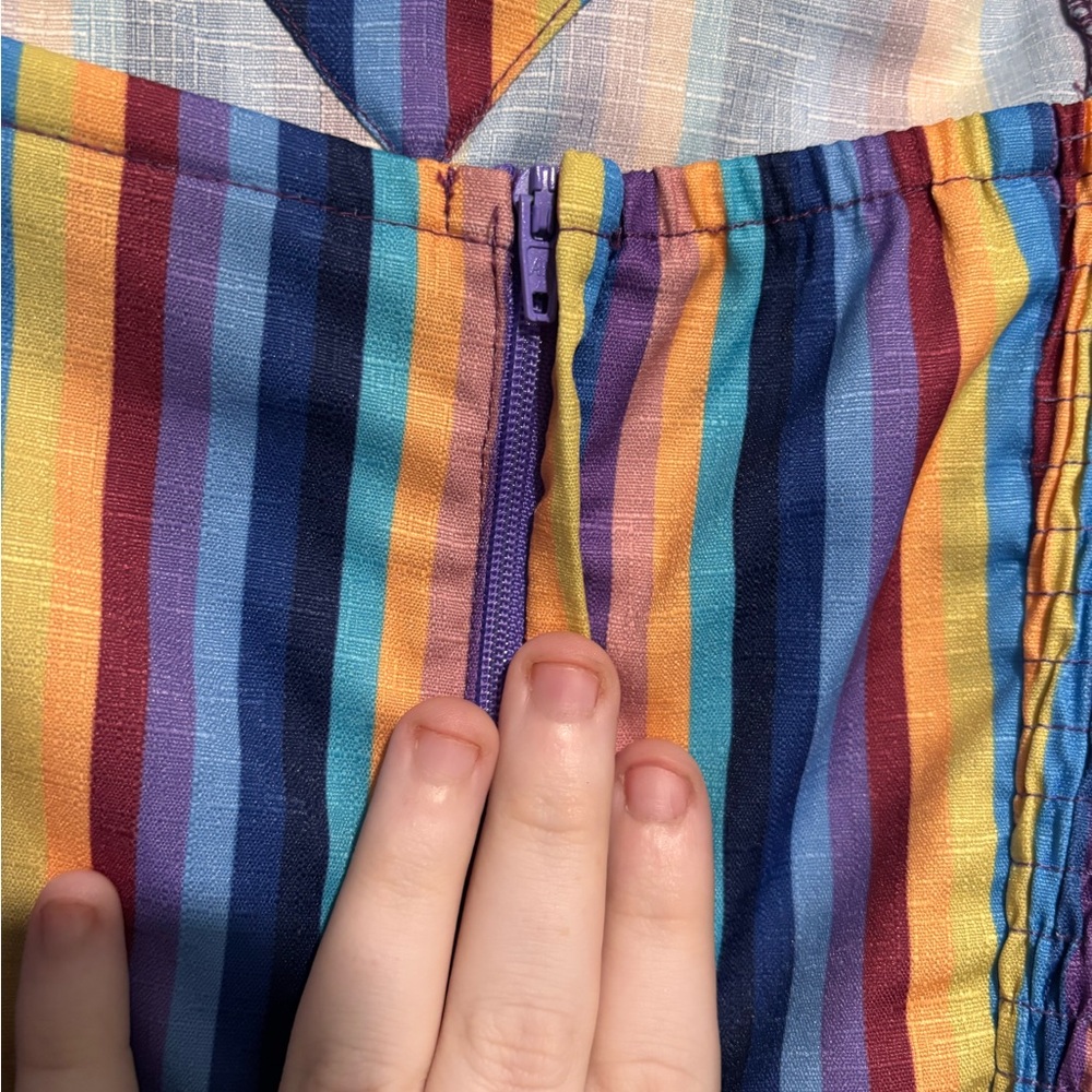 Voodoo Vixen Multicolor Striped Dress - Picture 7 of 10